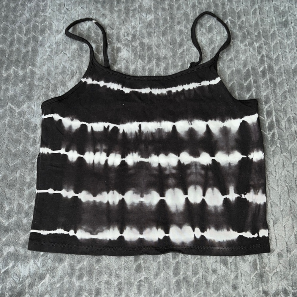 American Eagle cropped tank tie dye